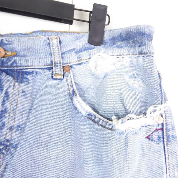 Dondup Jeans Mens SZ 34/29 Mius Slim Fit Tapered Leg Distressed Grunge Casual - Picture 2 of 16